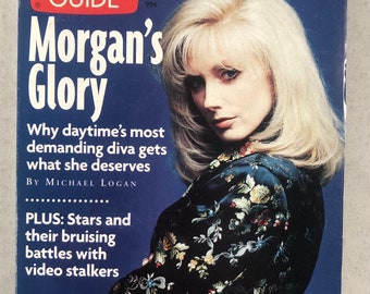 Week of January 13 to 20 1996 TV Guide Morgan Fairchild on Cover Vol 44 Number 2 Issue 2233 New Jersey Cable Edition