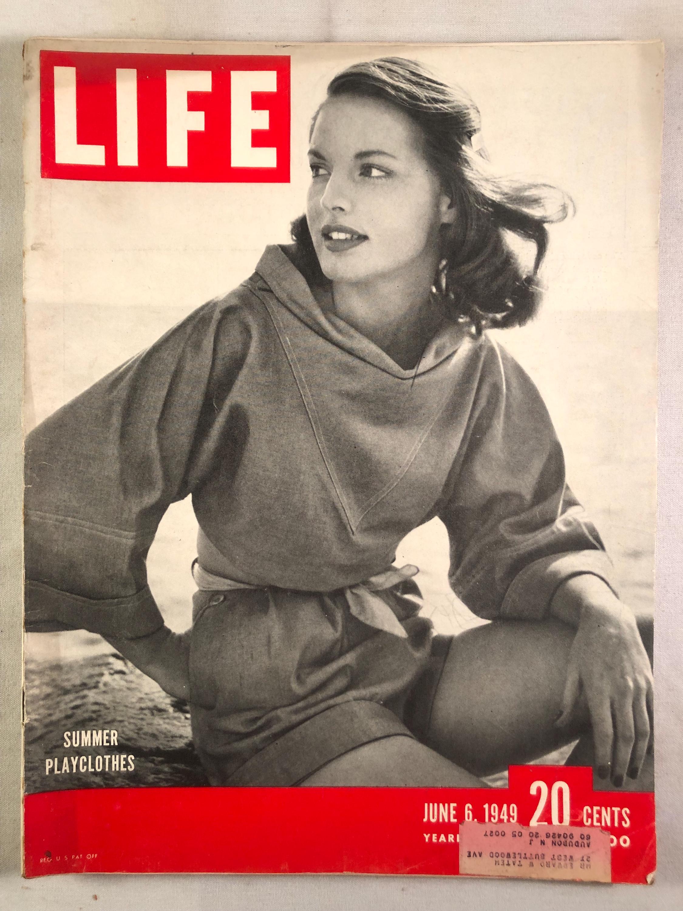 June 6 1949 Life Magazine Summer Playclothes Ronnie Porter on