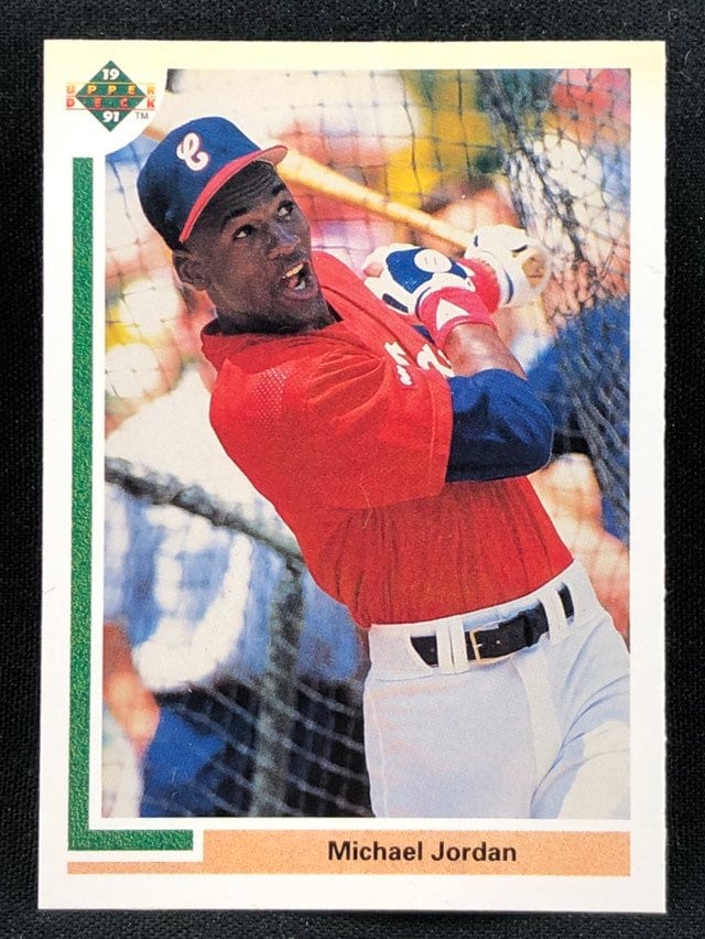Vintage 1991 Michael Jordan Upper Deck Rookie Baseball Card