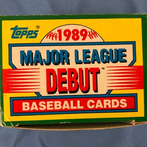 1989 Topps Major League Debut Baseball Factory Set completo di 150 carte più 2 carte di liste di controllo Ottima idea regalo