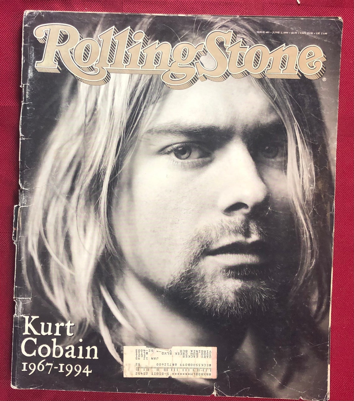 June 2 1994 Rolling Stone Magazine Issue 683 1967-1994 Kurt | Etsy