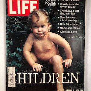 December 17 1971 Life Magazine Special Double Issue Children Cover Vintage Original Great Birthday Gift Idea