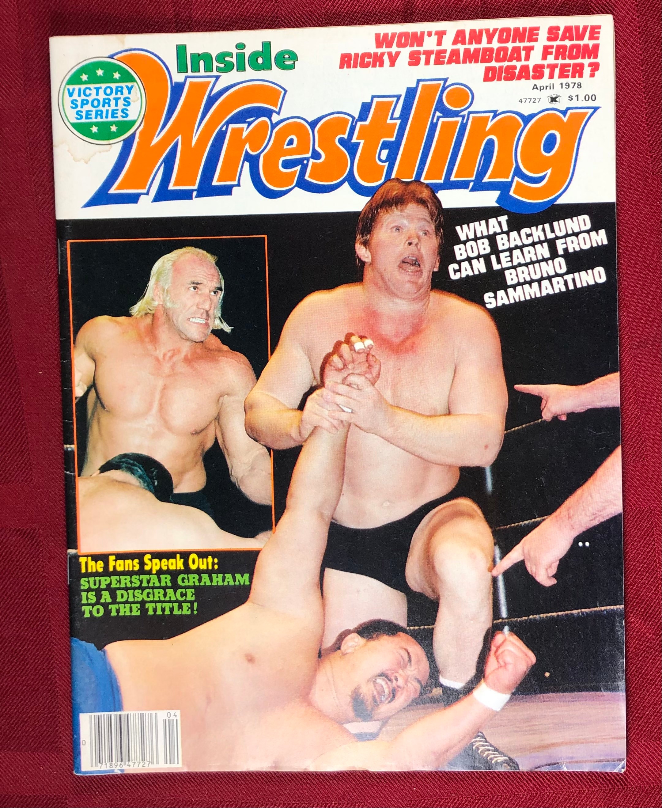 April 1978 Inside Wrestling Magazine Bob Backlund Superstar Graham Cover Vintage NWA WWWF AWA Great Birthday Gift Idea Etsy