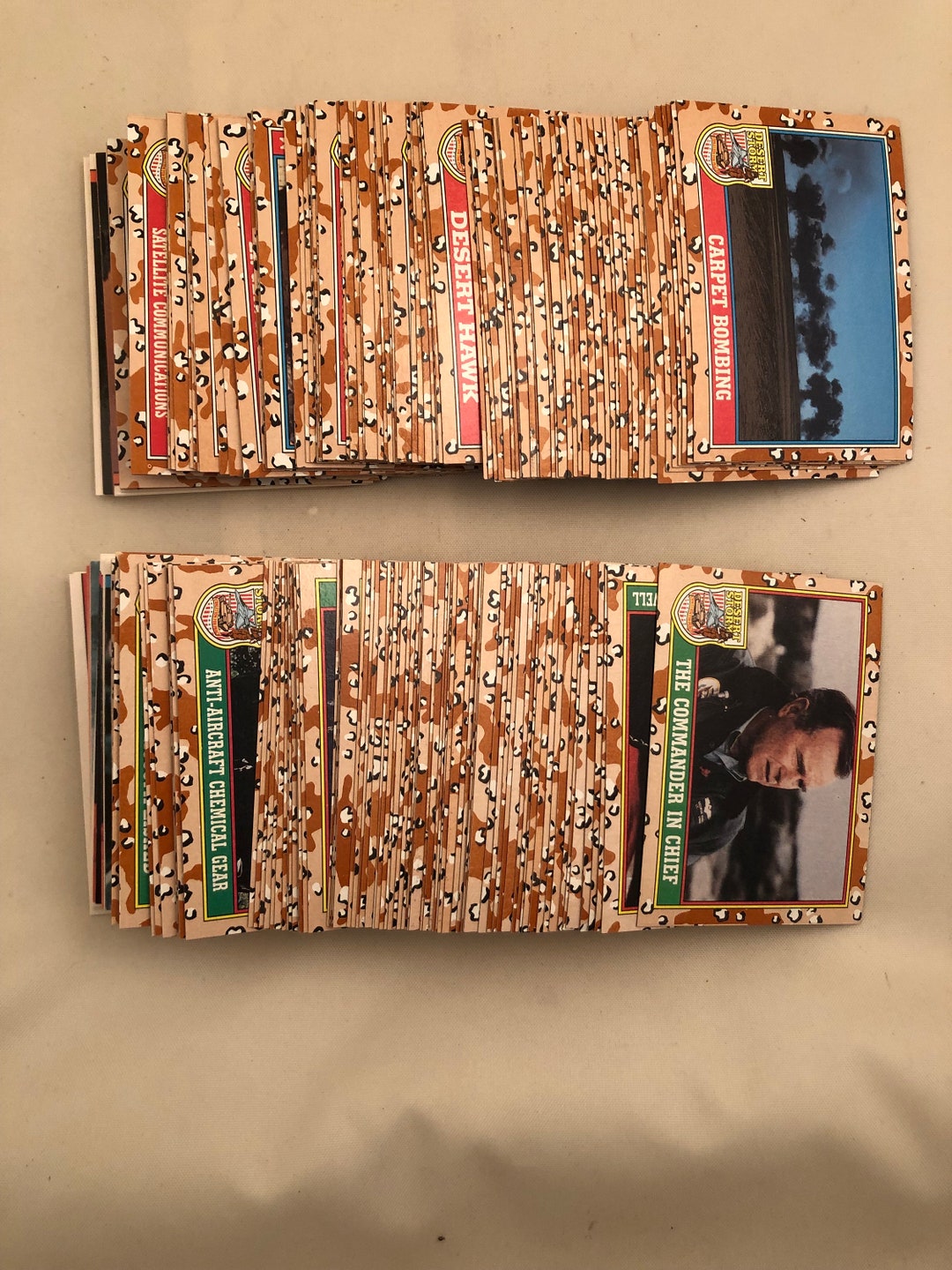 1991 Desert Storm Trading Card Complete Set of 176 Cards and 33