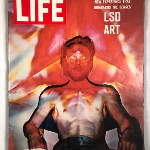 September 9 1966 Life Magazine New Experience That Bombards The Senses LSD Art Cover Vintage Acid Original Birthday Anniversary Gift Idea
