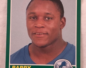 Barry Sanders 1989 Score Football Rookie Trading Card #257 Vintage NFL FB EC373