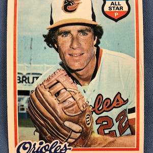 ジム・パーマー 1978 Topps ベースボールカード #160 ヴィンテージ オリジナル 本物 EC238
