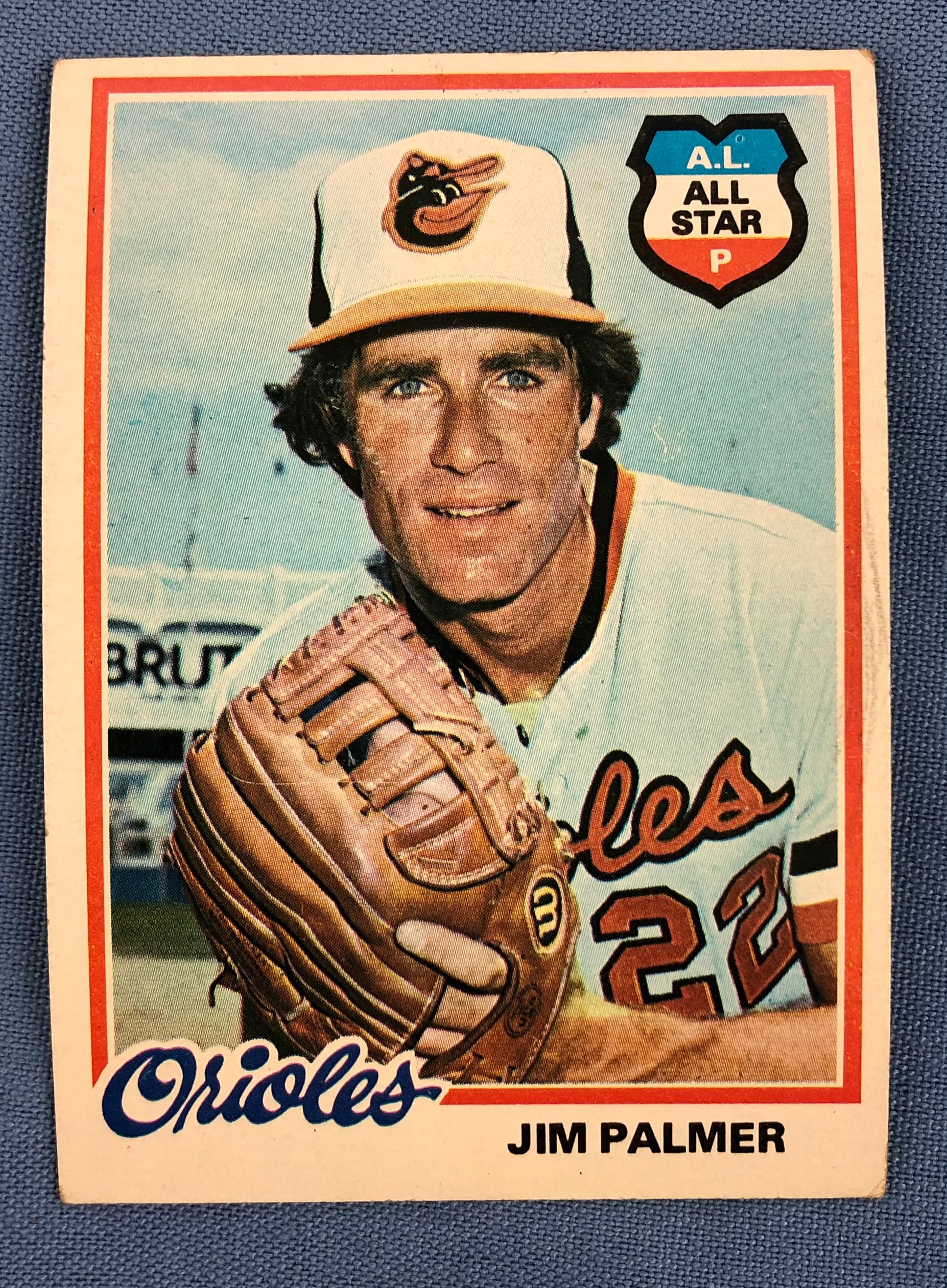 Jim Palmer 1978 Topps Baseball Card # 160 Vintage Original 