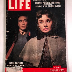 Life Magazine Audrey Hepburn - Etsy