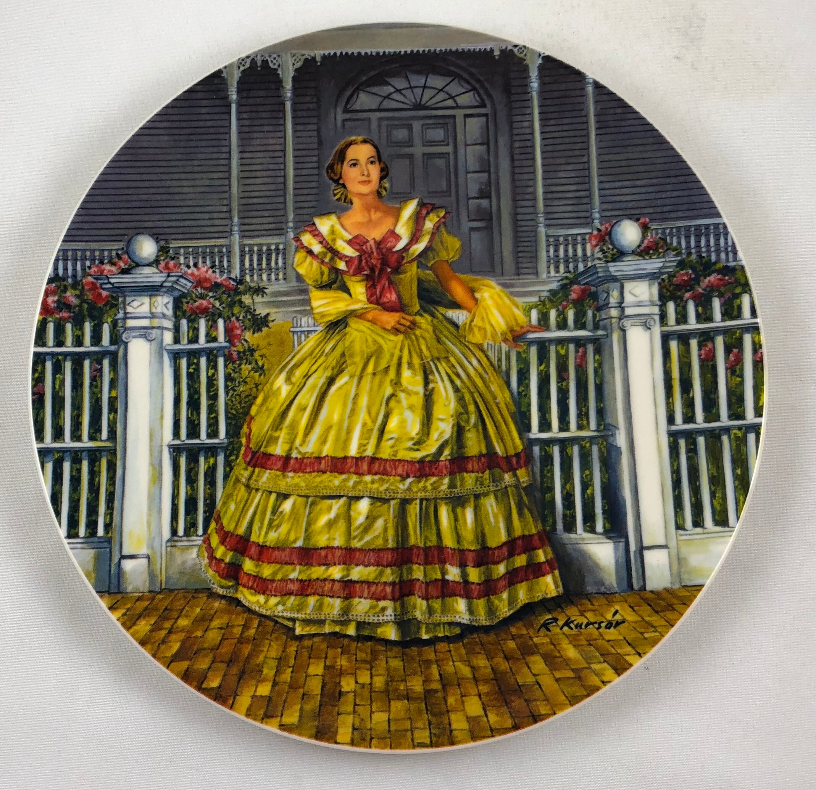 1980年 風と共に去りぬ コレクターズプレート メラニー レイモンド