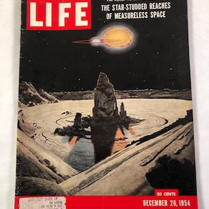 December 20 1954 Life Magazine The Star Studded Reaches of Measureless Space on Cover Vintage Original Great Birthday Gift Idea