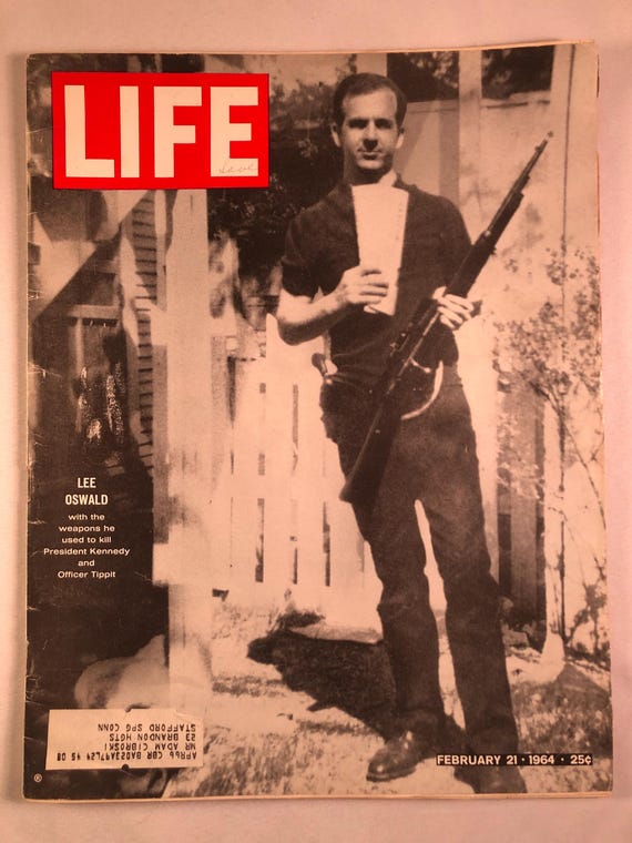 February 21 1964 Life Magazine Lee Harvey Oswald on Cover Vintage