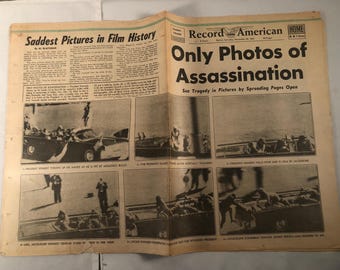 1963 年 11 月 30 日 レコード アメリカ 新聞 ケネディ大統領暗殺