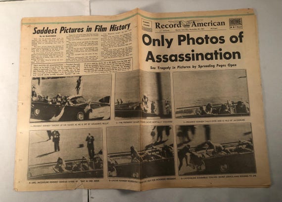 1963 年 11 月 30 日 レコード アメリカ 新聞 ケネディ大統領暗殺