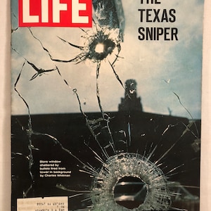 12. August 1966 Life Magazine Das Sniper-Cover der Universität von Texas Vintage Original Geschenkidee zum Geburtstag