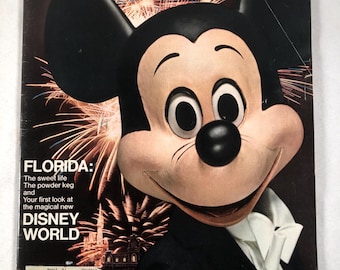 Vintage Look Magazine Disney World Issue - April 6, 1971 - Etsy