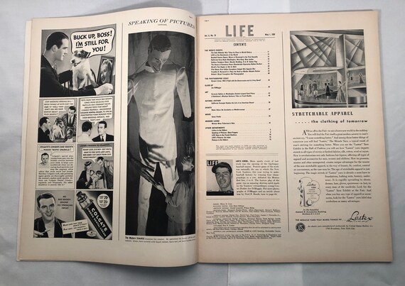 May 1 1939 Life Magazine NY Yankees Joe Di Maggio on Cover Vintage
