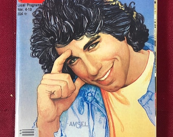 November 4 to 10 1978 TV Guide John Travolta of Welcome Back Kotter on Cover Vol 26 Number 44 Issue 1336 Western New England Edition Vintage