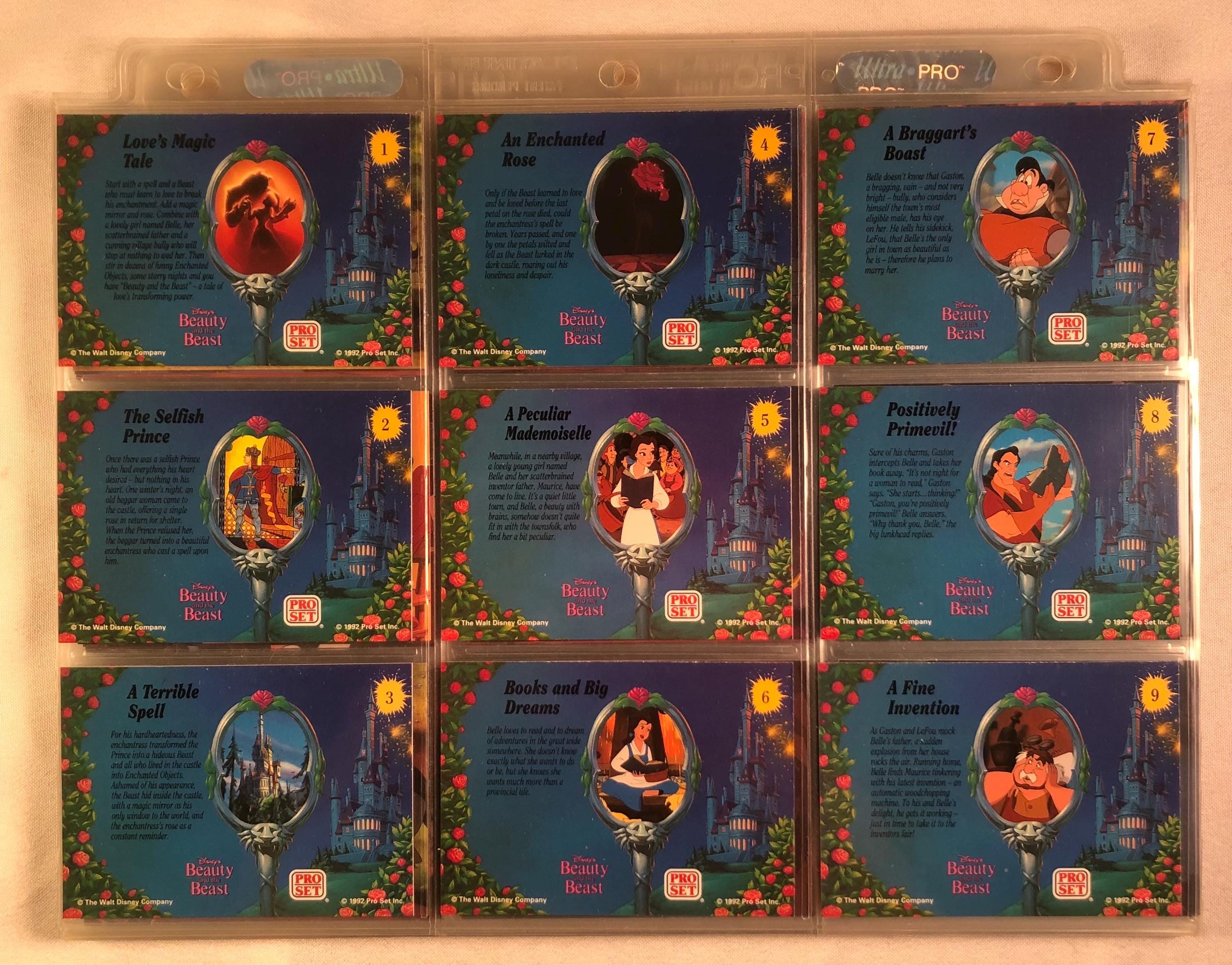 1992 Proset Disney's Beauty and the Beast Movie Trading Card