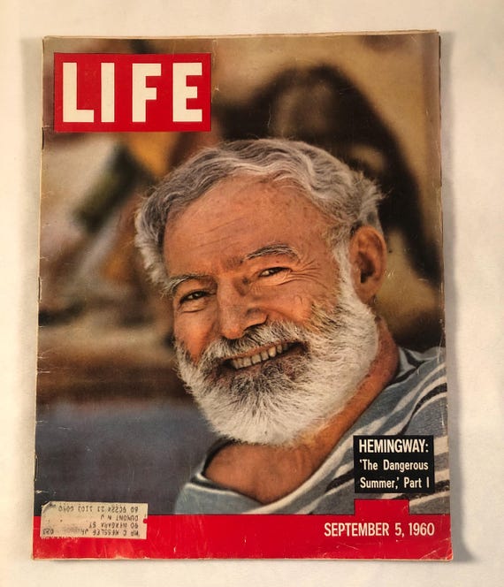 September 5 1960 Life Magazine Ernest Hemingway on Cover the