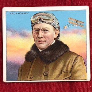 1910 T218 Champion Sportler Arch Hoxley Mecca Zigaretten Vintage Avation Tabakkarte G-VG oder Besserer Zustand EC219