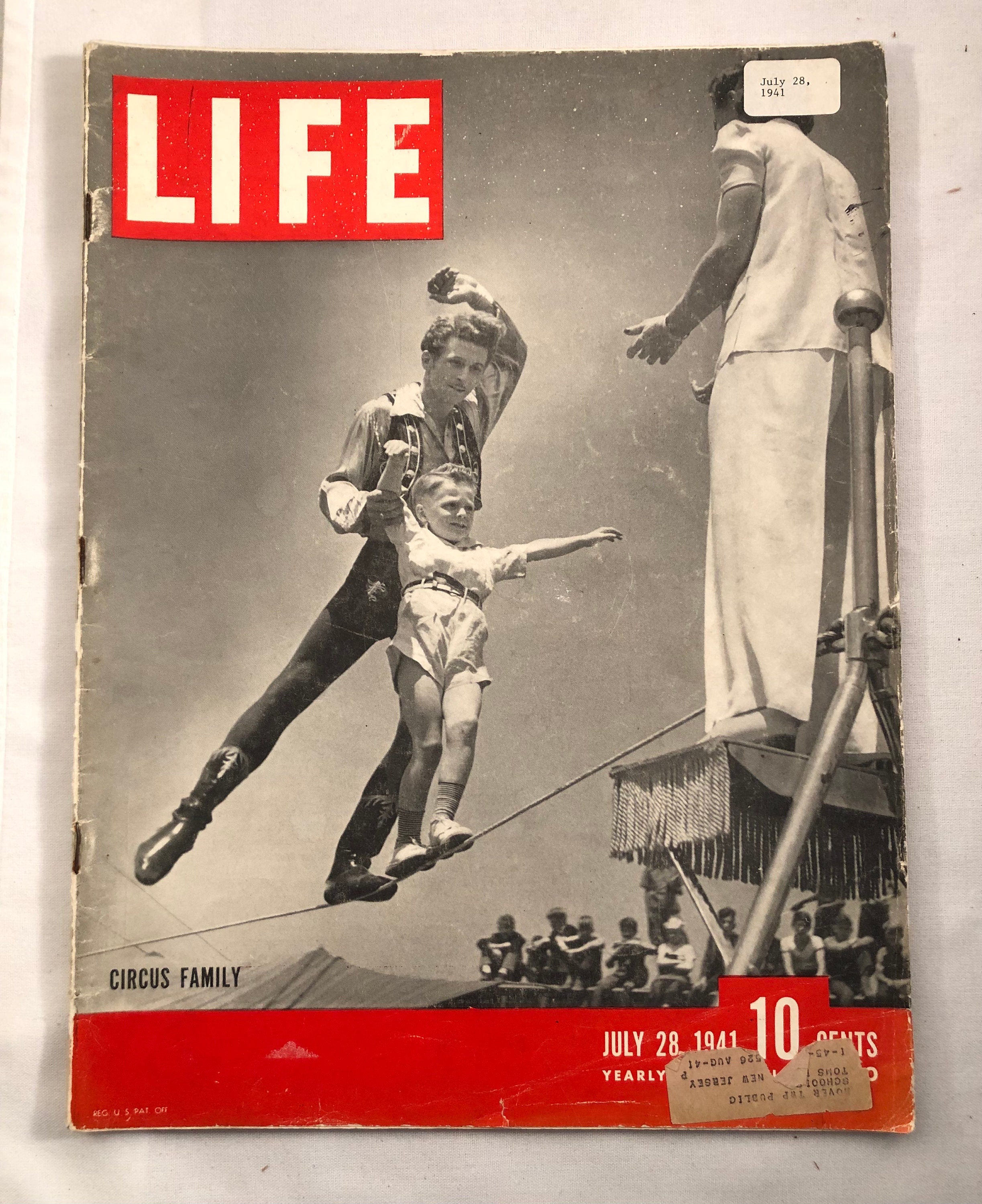 28 de julio de 1941 Revista Life Familia del circo en portada