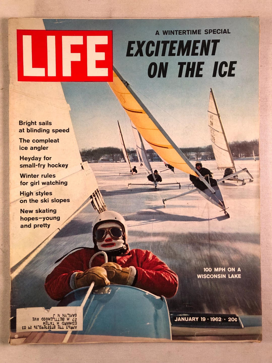 January 19 1962 Life Magazine Excitement on the Ice on Cover Vintage ...