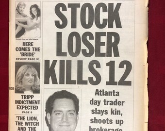 July 30 1999 New York Daily News Newspaper Vintage Original Great Birthday Anniversary Gift Idea