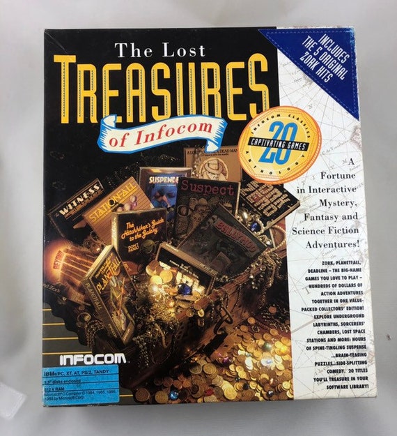 The Lost Treasures of Infocom Vintage Activison 3.5 Floppy | Etsy