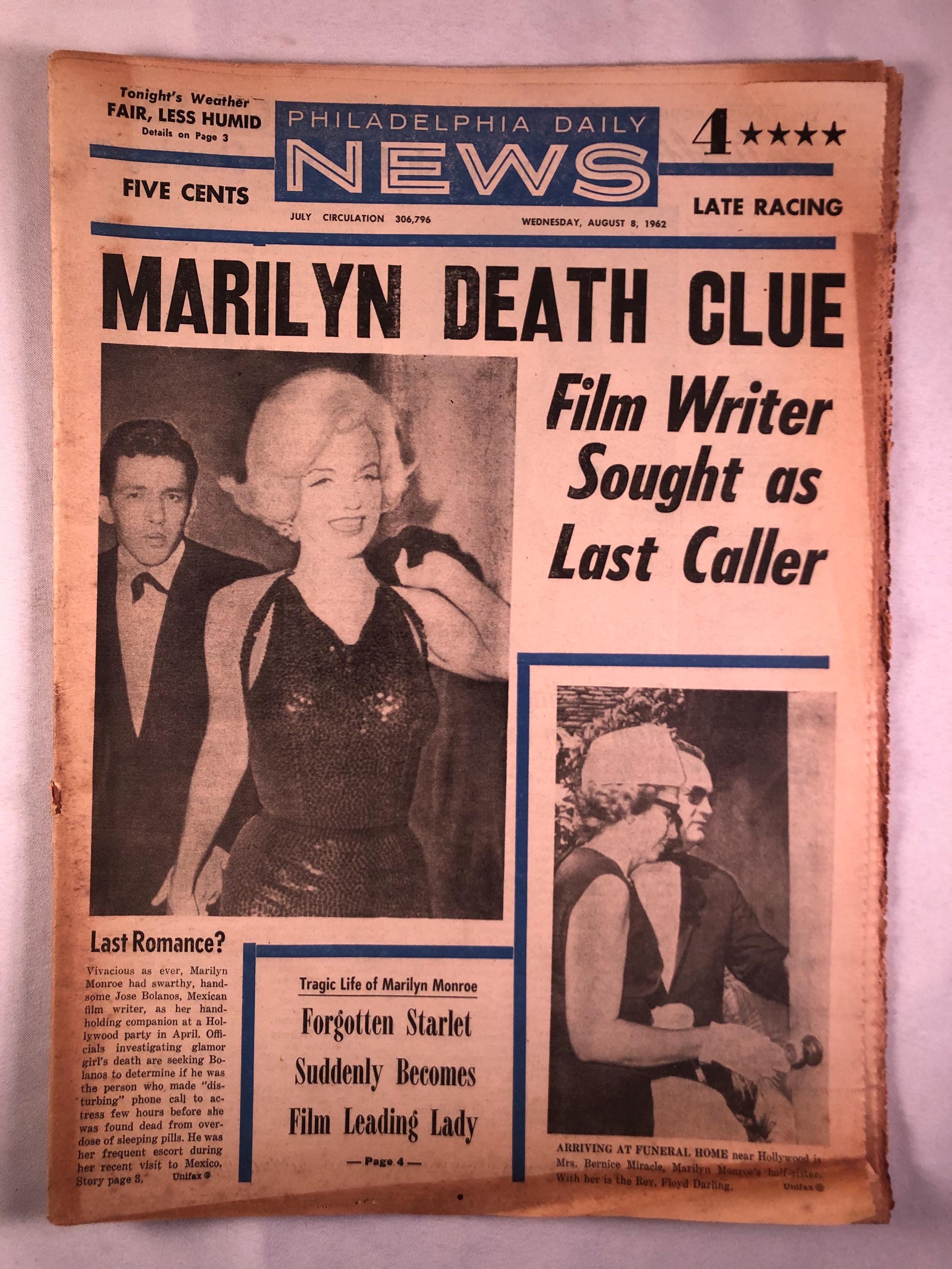 Marilyn monroe death - Etsy 日本