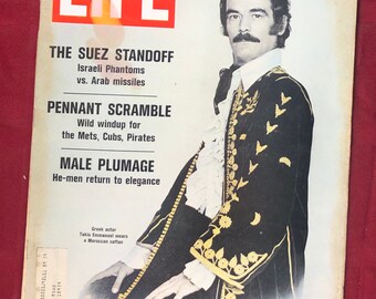 LIFE雑誌　まとめ売り September 25 1970 Life Magazine the Suez Standoff Takis
