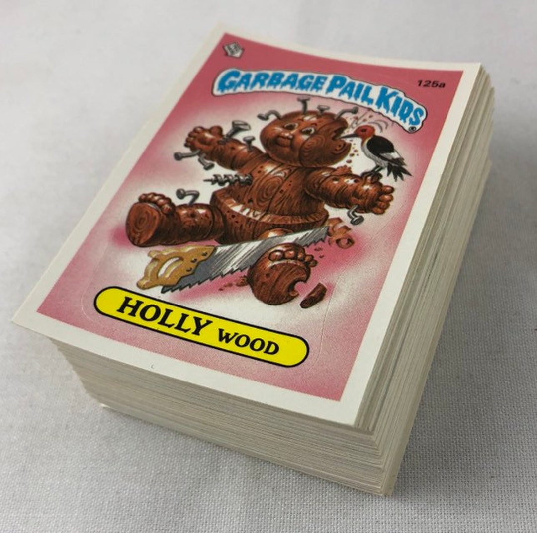 Garbage Pail Kids Series 4 Complete Set of 84 Stickers Vintage 1986 ...