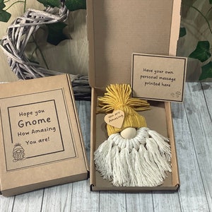 You Are Amazing, kabouter, Gonk, brievenbuscadeau, cadeau voor vriend, iemand speciaal, gepersonaliseerd cadeau, positiviteit, aandenken, ik hoop dat je kabouter bent