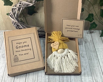 You Are Amazing, Gnome, Gonk, Letterbox Gift, Gift for Friend, Someone special, Personalised gift, Positivity, Keepsake gift, Hope you Gnome