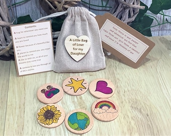 Gift for Daughter, Little bag of Love for my Daughter, Daughter Gift, Birthday, Gift for her, keepsake