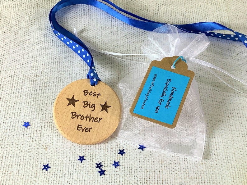 Best Big Brother Ever Personalised Gift, Solid Wood Keepsake, Big ...