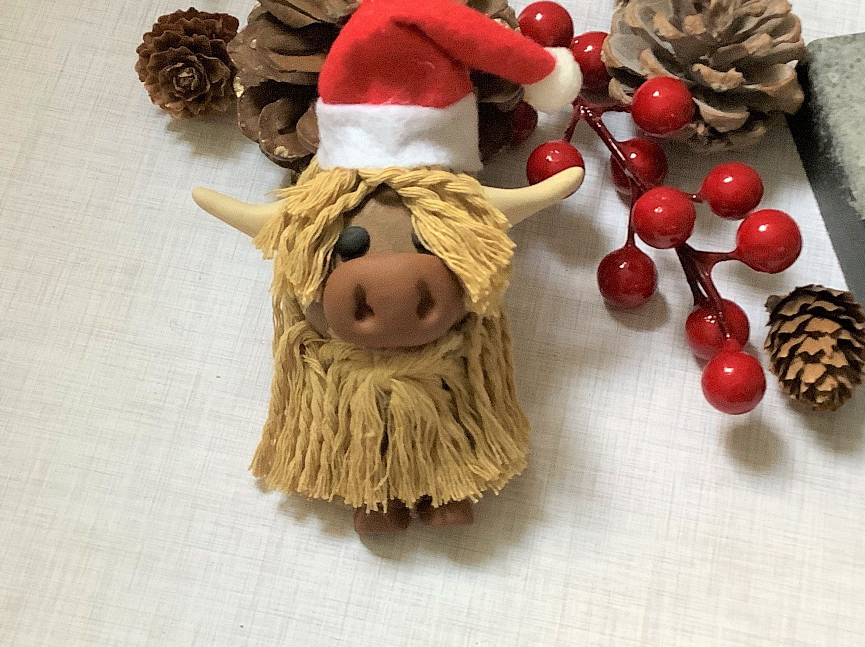 Highland Cow Christmas Ornament Hanging Decoration Tree - Etsy