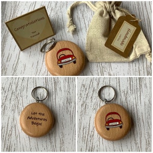 Nieuwe bestuurder..... Sleutelring, sleutelhanger, Nieuwe bestuurder cadeau, zojuist sleutelhanger, je bent geslaagd, autoliefhebber sleutelhanger, nieuwe auto, auto-accessoires
