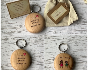 Personalisierte Mama Geschenk ... Diese Mumie gehört zu .... Schlüsselanhänger, Amazing Mummy, Mama Geschenk, Geschenk für neue Mama, beste Mama, Muttertag