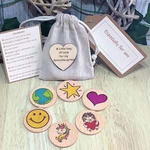 Presente para neta, Sacolinha de amor para minha neta, Aniversário da neta, Presente para neta, Presente de lembrança