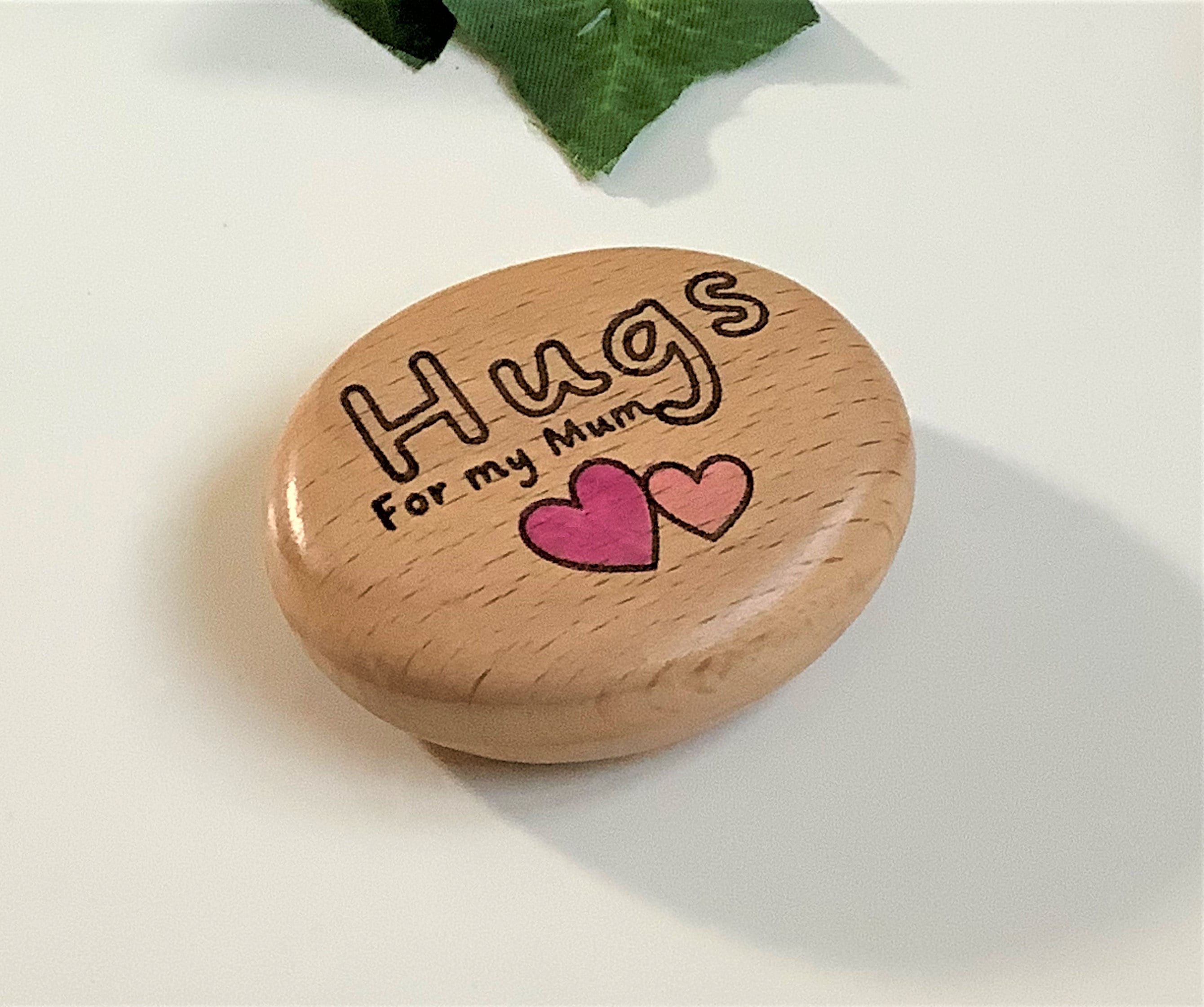 Personalised Hug for Mum, Portable hug, Pocket hug, Mothers day, Birthday, Keepsake gift, unique gift, letterbox gift, Special Mum