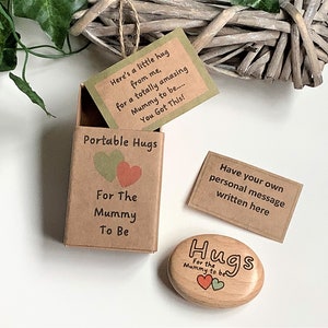 Mummy to be gift, Personalised keepsake, Pregnancy gift, Baby Shower, Mum to be, Baby bump, New Mum,  Pocket Hug, Hugs for Mummy to be