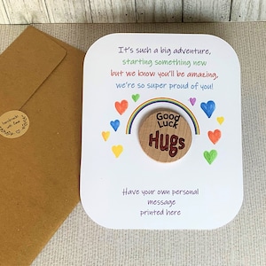 Personalisiertes Geschenk für die Arbeit an der Schule, Umarmung, Umarmung, neue Schule, neues Abenteuer, Schulanfang, neue Schule