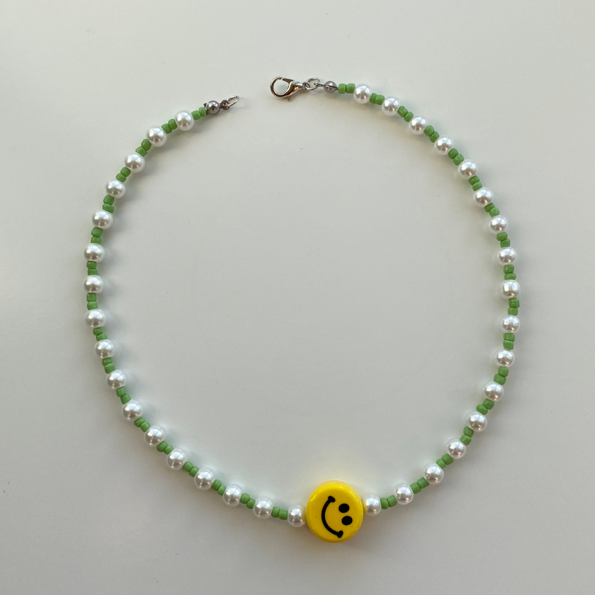 Pearl smiley face necklace Clearance