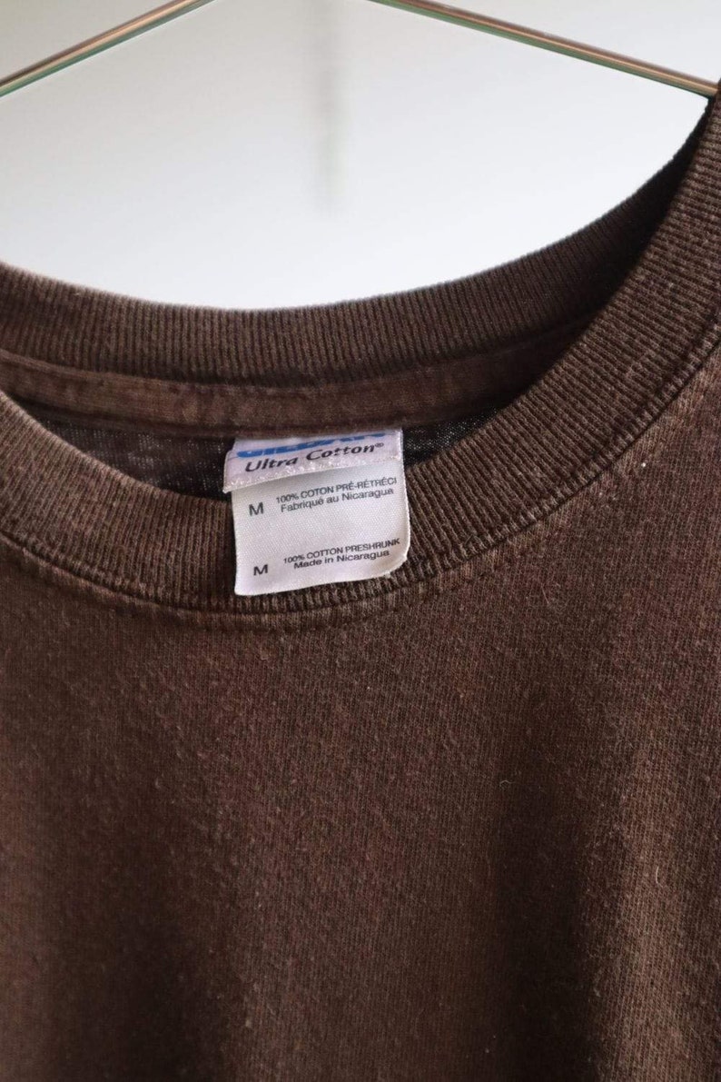 retro t shirts Vintage Brown UPS Large Print Tee womens vintage tees graphic tees Medium vintage clothing men