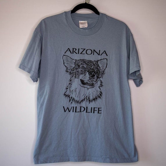 Vintage Baby Blue Wildlife Vintage Tee vintage cl