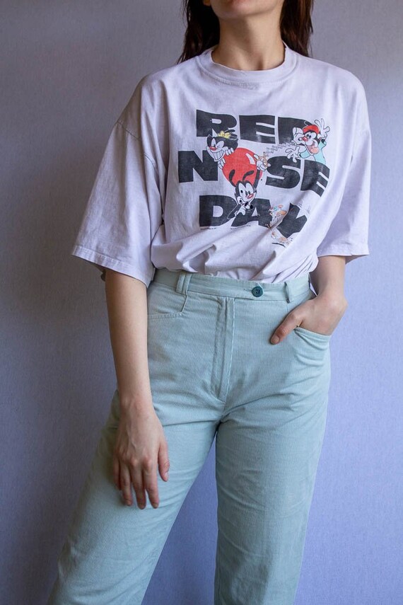 Vintage Red Nose Day - Looney Toons T Shirt - Larg