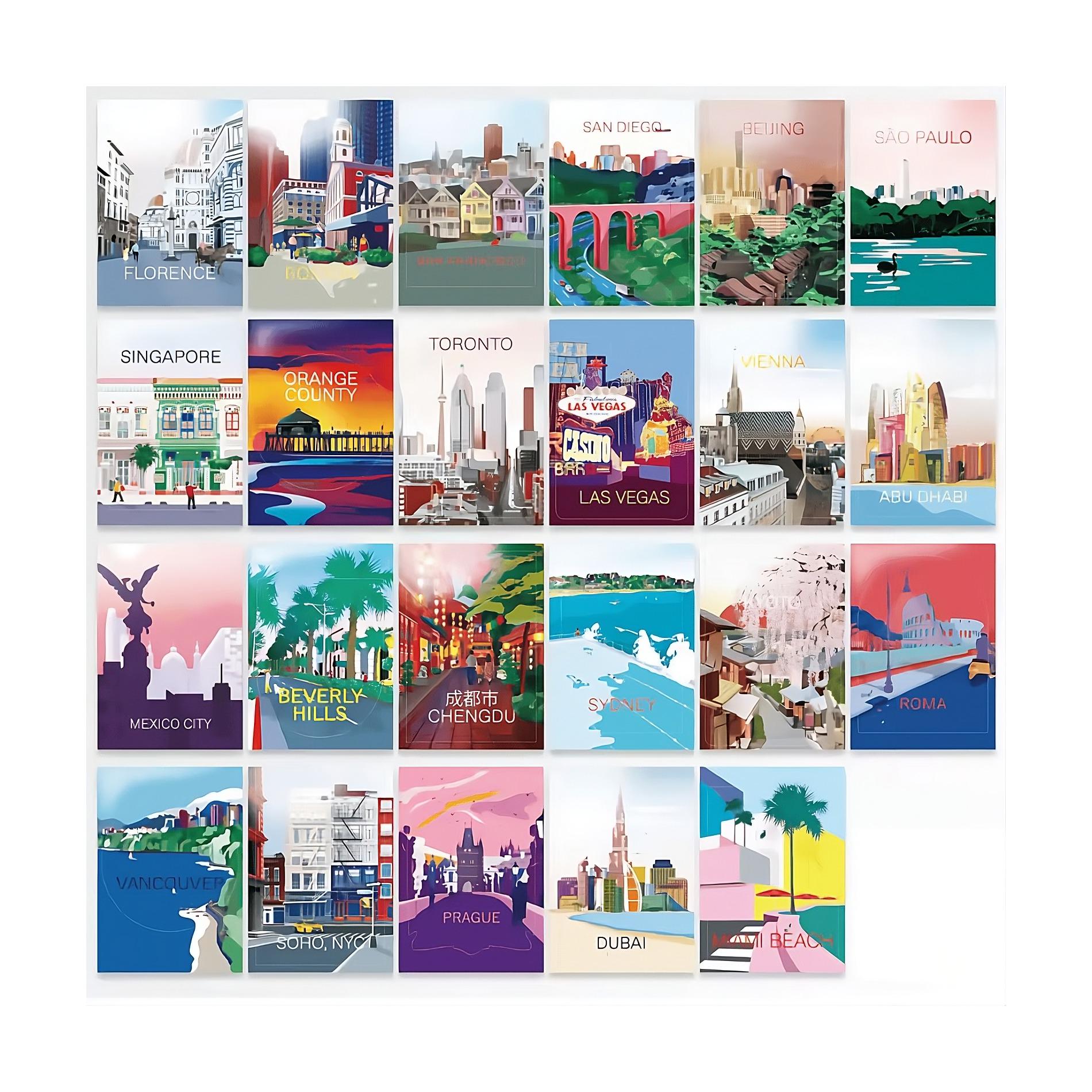 RIMOWA City Stickers - 23 Vinyl Travel Stickers - Official