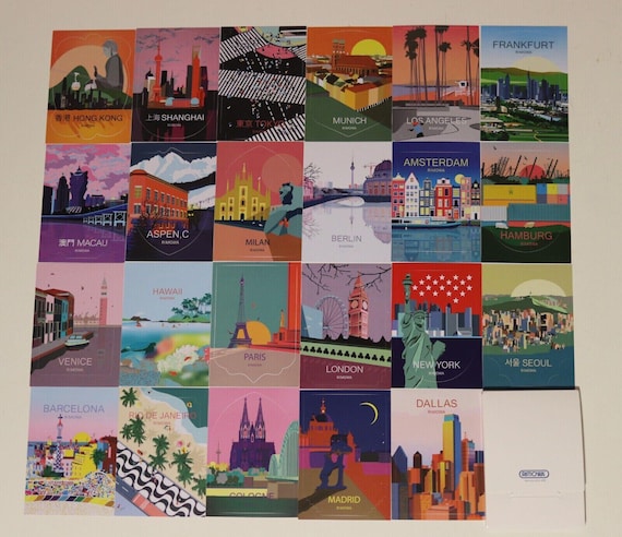 RIMOWA City Stickers: Official Vinyl Travel Decals (23 Pack) - Etsy