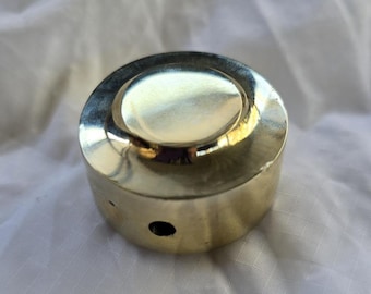 Brass Round pommel with relief
